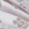 Homeroots 20" X 20" Natural and Ivory Floral Linen Zippered Pillow With Embroidery 534299 - alternate 5