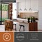 Vaxcel Whitney LED Mini Pendant Light, Textured Black, Smoke Glass Drum, 5.75-In. Wide P0462 - alternate 5