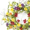 Homeroots 20" Green And Yellow Summer Mixed Assortment Artificial Wreath 516073 - alternate 4