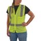 Ergodyne M Lime Class 2 Womens Hi-Vis Vest - Zipper 8210ZW-S - alternate 1
