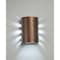 Luxury Lighting Masons Select 10 in Tall Ceramic Backlit Slate Look Outdoor Wall Light, Rubbed Bronze Paint Finish SL510-ABr-ud-7 - alternate 1