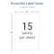 Avery No-Iron Clothing Labels, Washer and, PK45 40700 - alternate 3