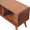 Homeroots 39in Brown Solid Wood Enclosed and Open Storage TV Stand 719196 - alternate 7