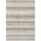 Homeroots 3' X 5' Ivory Gray And Beige Striped Washable Indoor Outdoor Area Rug 598358 - alternate 3