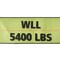 Mytee Products 4in x 5ft Roll Off Container Green Winch Strap w/Large Flat Hook, 5,400 lbs WLL, 4PK WS4x5CH-Gx4 - alternate 5