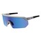 Ergodyne Matte Gray Frame High Contrast Ice Blue Mirror Lens Safety Glasses, AFAS Color Enhancing Mirror Lens AEGIR-AFAS-HCMI - alternate 6