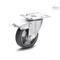 Elesa 451606-ESD Castors steel bracket ESD Mould-on polyurethane coating plate bracket 451606-ESD - alternate 1