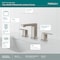 Peerless Ezra Two Handle Widespread Lavatory Faucet Brushed Nickel P3571LF-BN - alternate 4