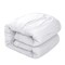 Homeroots White King Polyester 180 Thread Count Washable Down Comforter Set 528966 - alternate 1