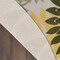 Homeroots 5' Green Yellow Ivory And Dark Green Round Floral Indoor Outdoor Area Rug 548138 - alternate 5