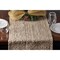 Homeroots 80" Brown Ivory And Natural Braided Jute Table Runner 534187 - alternate 3