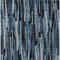 Homeroots 5' X 8' Blue Black And Gray Striped Washable Indoor Outdoor Area Rug 603216 - alternate 6