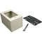 Legrand Device Box, Gang Box Type, 1 Gang, Steel V2444 - alternate 1