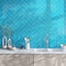 Apollo Tile 1Sapphire Blue 4 in x 16 in Glass Glossy Wall Subway 5.33 sqft/case, 12PK APLA88042 4x16A - alternate 4