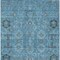 Homeroots 5' X 8' Sky Blue And Gray Oriental Washable Indoor Outdoor Area Rug 582063 - alternate 4