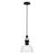 Vaxcel Beloit Black Farmhouse Kitchen Island Mini Pendant Ceiling Light Clear Glass P0357 - alternate 1