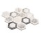 Apollo Tile Toscana 10x11 in. Polished Calacatta Bluette, Calacatta Thassos White Hexagon Mosaic Tile, 5PK APLEML88G47A - alternate 4
