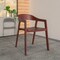 Leisuremod Rivo Collection Elegant Dining Chair in Dark Brown Wood RC20WBR - alternate 5