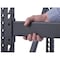 Edsal Freestanding Bulk Storage Rack, 4 Shelves, 78"H x 77"W x 24"D ER7824W4 - alternate 8