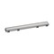 Hansgrohe RainDrain Match Trim Zero/ Tile 23 5/8" with Height Adjustable Frame in Brushed Stainless Steel 56036801 - alternate 1