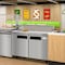 Koolmore 46 in. Commercial 2 Door Refrigerated Sandwich Prep Table 12 Pan Capacity and 14  Cu. Ft. of Storage KM-PTR46-2D - alternate 8