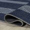 Jonathan Y Nautisk Trellis Stripe Non-Slip Machine-Washable Navy/Gray 3 ft. x 5 ft. Area Rug WSH120A-3 - alternate 4