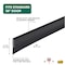 M-D Building Products 36 in. Black Aluminum and Vinyl Heavy-duty Screw-on Door Sweep 11820 - alternate 3