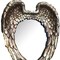 Homeroots 22" Antiqued Gold Heart Resin Framed Accent Mirror 485128 - alternate 2