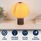 Jonathan Y Quincy 11" Modern Minimalist Paper Pleated Orb Accent LED Table Lamp, Natural JYL9103B - alternate 6