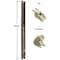 Strybuc 33 x 9/16 x 5/8 in. D Window Channel Balance 3230 with Top and Bottom End Brackets Attached, 4PK 60-323-1H4 - alternate 2