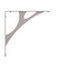 Shelf-Made Manhattan 201 Series Premium Decorative Shelf Bracket, 500 lb, 12 in L, 10 in H, Steel RP-201MN-12SN - alternate 1