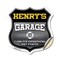 Signmission Henry's Garage I Can Fix Everything But Stupid, 12 Inch X 12 Inch, Vinyl Decal SHI-D-12-490-HENRY - alternate 1