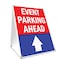 Signmission Event Parking Ahead With Up Arrow, 36 Inch x 24 Inch A-frame Yard Sign SBC-2436-Event Parking Ahead With Up Arrow - alternate 1