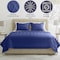 Lavish Home 3-Piece King Quilt Set Bedspread & 2 Pillow Shams with Embossed Diamond Pattern Lightweight Set 66-001-KB - alternate 5