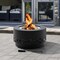 Sunjoy 28 in Smokeless Fire Pit with Ash Pan and Poker, Portable Wood Burning Fireplace, Black A301060800 - alternate 4