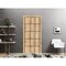 Sartodoors Sliding Closet Bi-fold Doors, Planum 0015 Oak and Aluminum Strips, Sturdy Tracks Moldings Trims Har PLANUM0015BF-DUB-36 - alternate 1