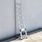 Wrightmaster 12.5 ft. Aluminum Lightweight Extension Ladder with Non-Marring Feet, 330 lbs. Load Capacity ZOR-12.5ft-black - alternate 3