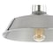 Jonathan Y Camila 14" 1-Light Classic Industrial Indoor/Outdoor Iron LED Semi-Flush Mount, Chrome JYL9516B - alternate 5