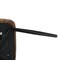 Homeroots Set of Four Brown and Black Suede and Metal Dining Side Chairs, 4PK 568006 - alternate 5