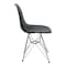 Leisuremod Bristol 5-Piece Modern Dining Set: Round MDF Table & 4 Eiffel Plastic Chairs with Chrome Legs, 5PK BTBL-35BL-CR19TBL4 - alternate 7
