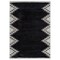 World Rug Gallery Geometric Pattern Shag Area Rug 5 ft x 7 ft Anthracite WR124ANTHRACITE5X7 - alternate 6