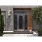 Vdomdoors Aluminum Door Iron 1601 Black Entry Steel Metal Classic Painted 64 x 92 (16+36+16 x 80+12)-Left Ins IRON1601EXD-BLK-W16+36+16xH80+12-LH-I - alternate 4