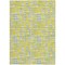 Homeroots 9' X 12' Yellow Denim Blue And Beige Abstract Washable Indoor Outdoor Area Rug 602609 - alternate 5