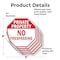 Signmission Private Property No Trespassing, 6 inch X 6 inch, Vinyl Decal, 5PK OC-D-5PACK-6-161 - alternate 2