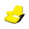 Uni Pro John Deere 40 4-Piece Seat Top Assembly, Yellow Vinyl 7896 - alternate 1
