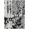 Homeroots 9' X 12' Black And Ivory Abstract Washable Indoor Outdoor Area Rug 613330 - alternate 4