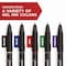 Sharpie S-Gel High-Performance Gel Pen, Retractable, Medium 0.7 mm, Black Ink, Black Barrel, 4PK 2096134 - alternate 3