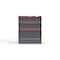 Strong Hold 3 drawer cabinet - (1x 7ft, 1x 8ft, 1x 12ft) - Red accents - Electronic Lock S3036-PPRAS-0302DS - alternate 1