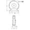 Reelcraft Reelcraft G3050N 50' Static Discharge Grounding Reel Spring Retractable w/ Nylon Coated Cable G 3050 N - alternate 2