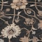 Homeroots 10' X 14' Black Brown And Ivory Floral Washable Indoor Outdoor Area Rug 604748 - alternate 4